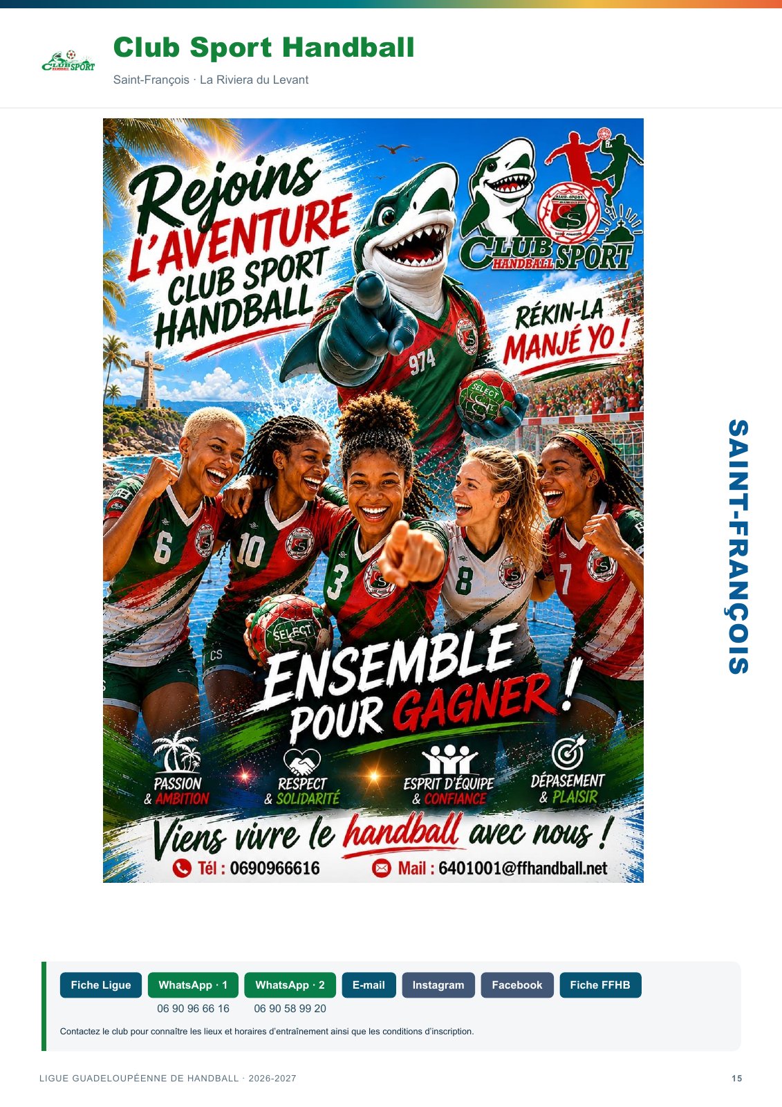 Page 15 — Club Sport Handball