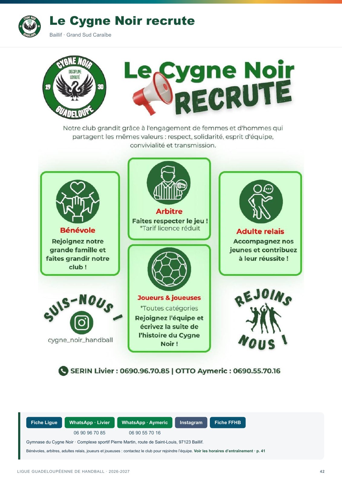 Page 42 — Cygne Noir — recrutement